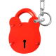 Morgan ACL100 Old English Padlock for Radar NKS Keys - Red