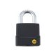 Yale Weatherproof Padlock High Security with Anti Cut - Black