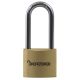 Defender Long Shackle Brass Padlock